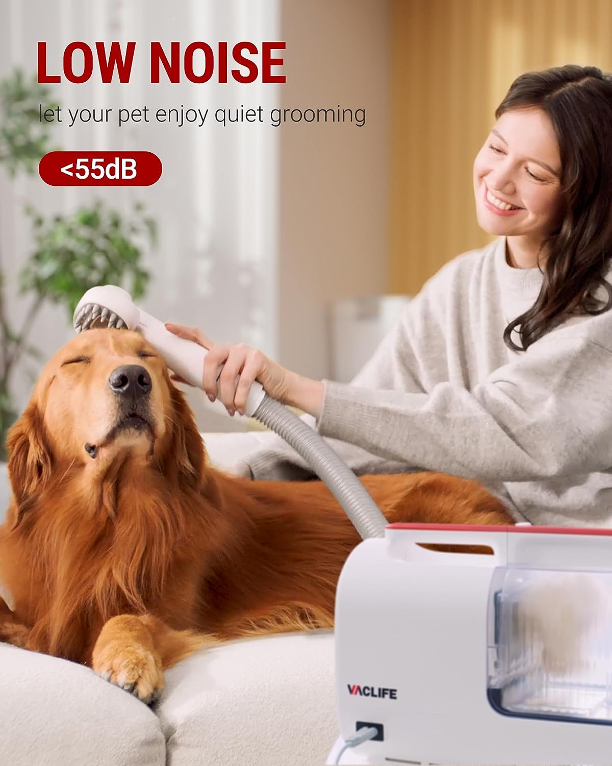 Tackle Pet Hair with Vaclife Pet Hair Vacuum - Grooming, Deshedding, and Cleaning Kit